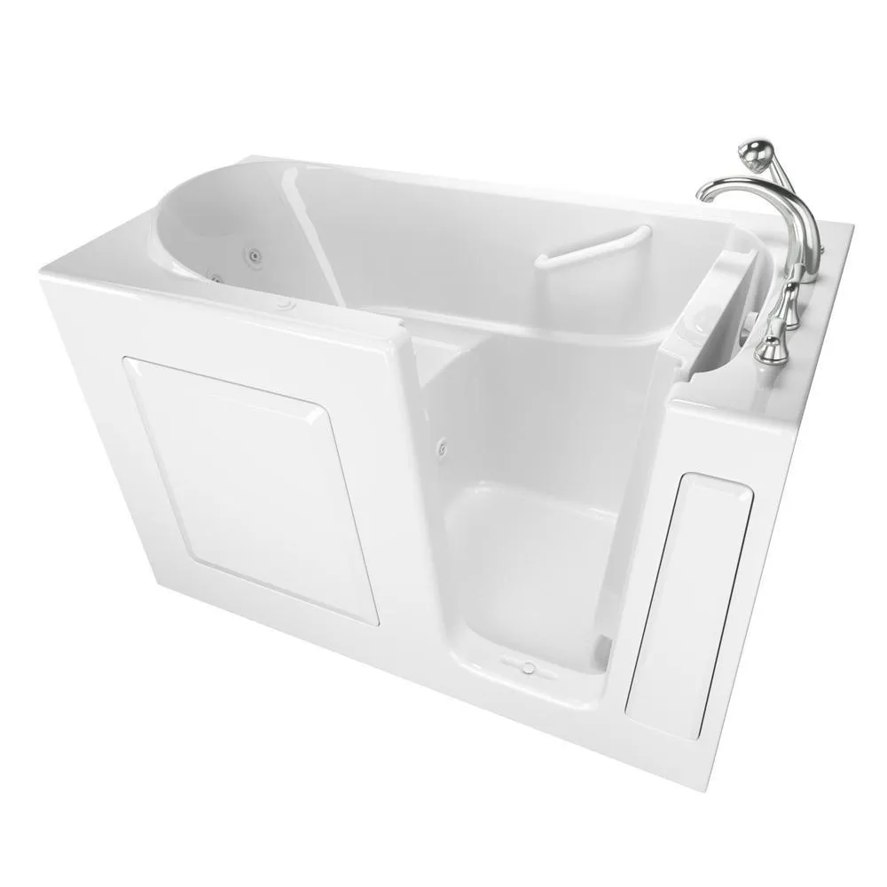 Value Series 60 in. Walk-In Whirlpool Bathtub in Biscuit, photo 11 of 12