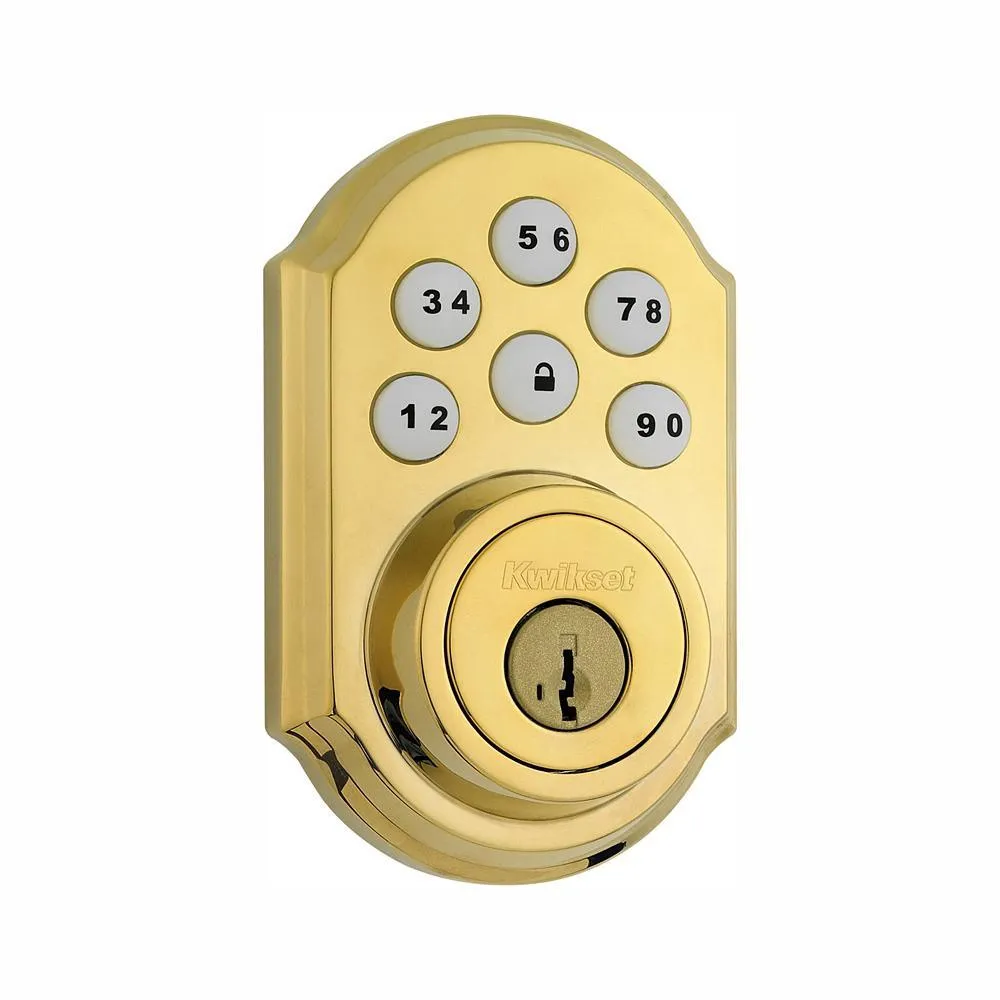 Kwikset Z-Wave SmartCode 910 Venetian Bronze Single Cylinder Electronic Deadbolt Featuring SmartKey Security, photo 12 of 13