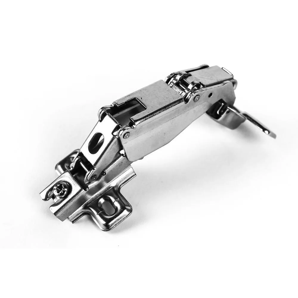 165-Degree 35 mm Full Overlay Frameless Cabinet Door Hinges with Installation Screws (5-Pairs), photo 2 of 5