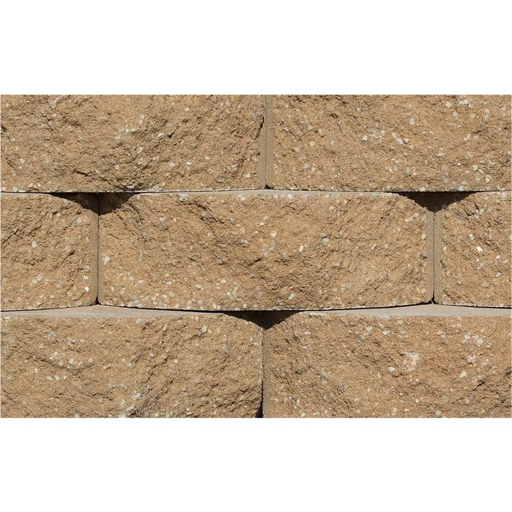 Rockwood Retaining Walls Cottage Stone 4 in. H x 12 in. W x 8.5 in. D Gray Concrete Garden Wall Block (96-Pieces/31.68 sq. ft./Pack), photo 4 of 5