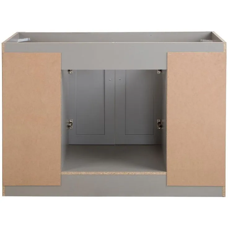 Westcourt 49 in. W x 22 in. D Bath Vanity in Sterling Gray with Stone Effect Vanity Top in Pulsar with White Sink, photo 6 of 6