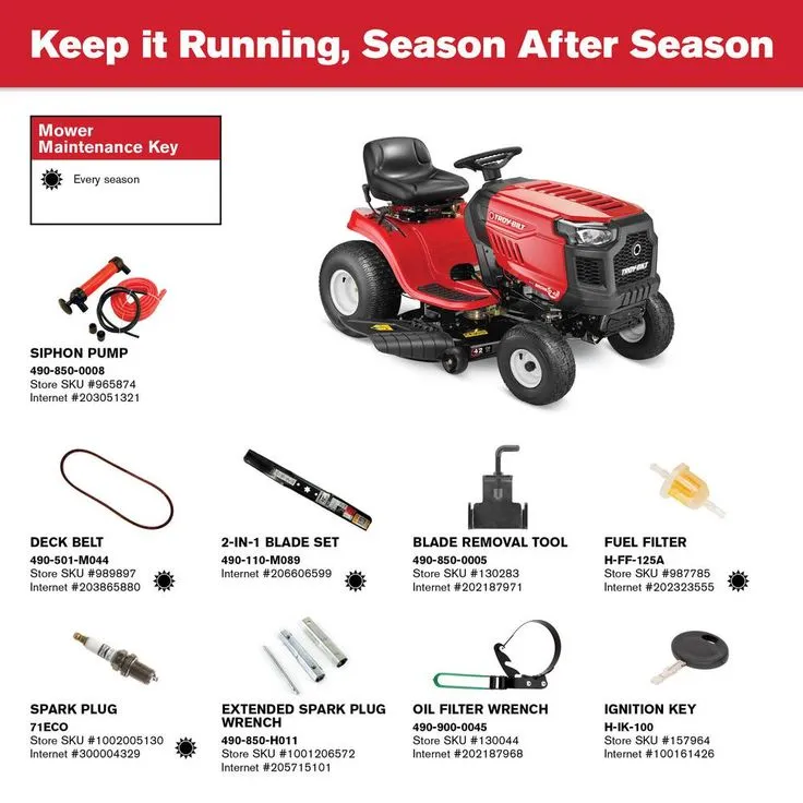 Troy-Bilt Bronco 42 in. 19 HP Briggs & Stratton Automatic Drive Gas Riding Lawn Tractor with Mow in Reverse, photo 8 of 10