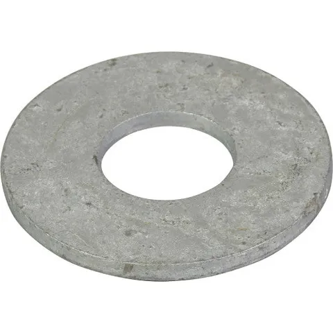 Galvanized Steel 1/2 in. USS Flat Washer, 50-Pack