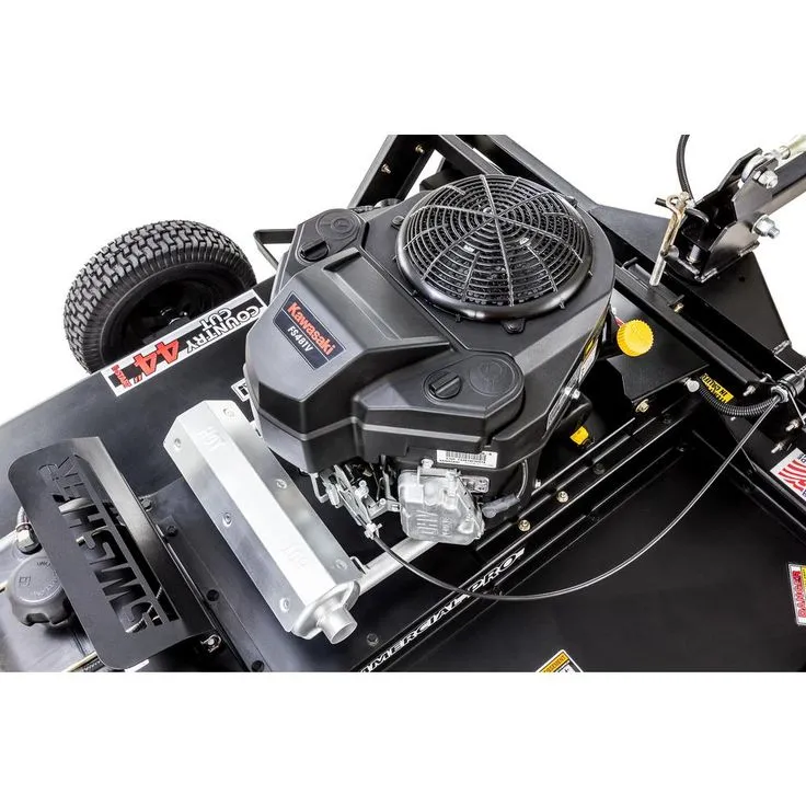 Swisher Commercial Pro 44 in. 14.5-HP 12-Volt Kawasaki Pull-Behind Rough Cut Lawn Mower Trail Cutter, photo 3 of 9