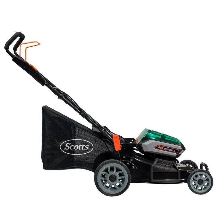 Scotts 19 in. 40-Volt Lithium-Ion Cordless Battery Walk Behind Push Mower with 5 Ah Battery and Charger Included, photo 4 of 6