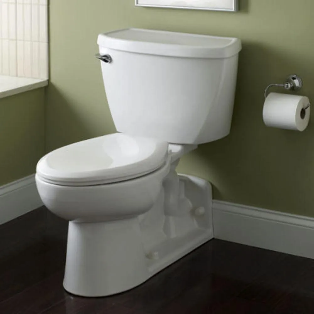 Yorkville Pressure-Assisted 2-Piece 1.6 GPF Single Flush Elongated Toilet with Back Drain in White, Seat Not Included, photo 3 of 3