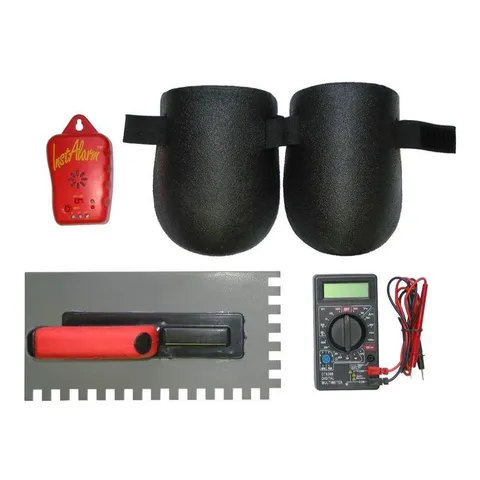 Floor Heating System Installation Tool Kit with 1/2 × 3/8 in Plastic Trowel