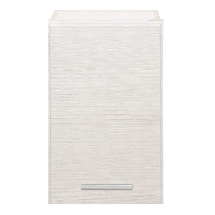 Style Selections Acadia 12-in W x 20-in H x 6.93-in D White Bathroom Wall Cabinet, photo 7 of 8