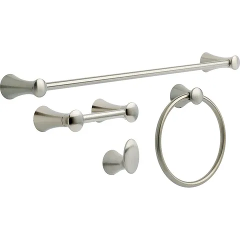 4-Piece Lahara Decorative Bathroom Hardware Set