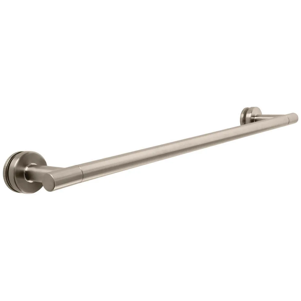 Delta 60 in. x 71-1/2 in. Mod Soft-Close Frameless Sliding Bathtub Door in Nickel with 3/8 in. Clear Glass and Lyndall Handles, photo 12 of 12