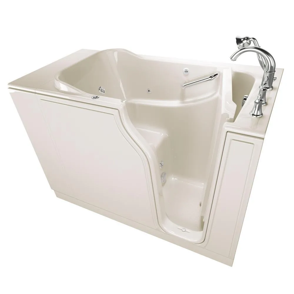 Gelcoat Value Series 52 in. Right Hand Walk-In Whirlpool Bathtub in White, photo 16 of 16