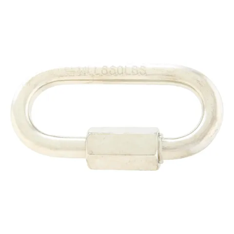 Zinc-Plated Steel Quick Link, 660 lb Working Load, 2 in. Length