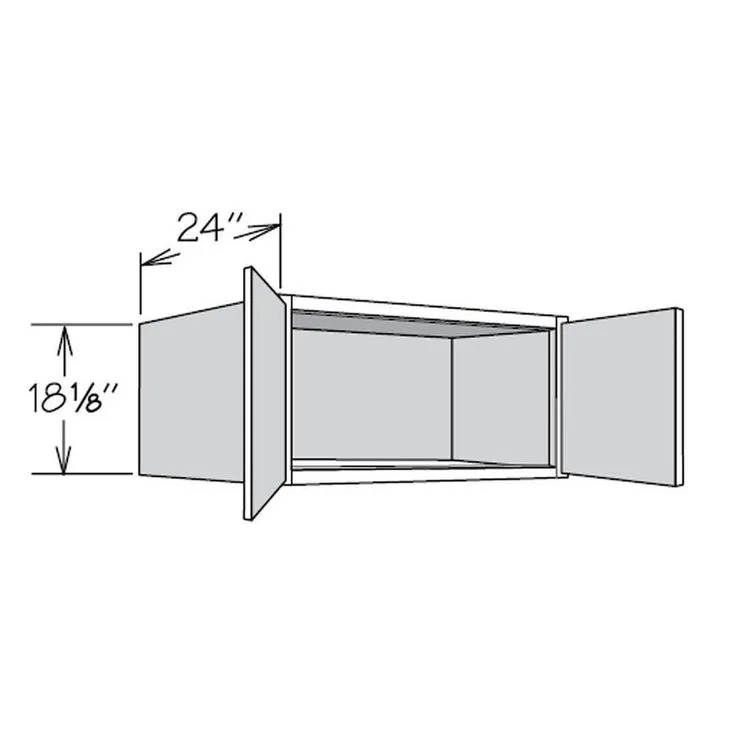 allen + roth Annscroft 33-in W x 15.125-in H x 24-in D Hazelnut Maple Door Wall Semi-Custom Cabinet, photo 6 of 8