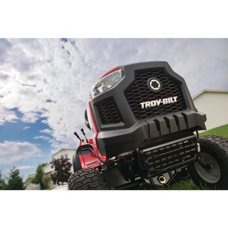 Troy-Bilt Bronco 42 in. 19 HP Briggs & Stratton Automatic Drive Gas Riding Lawn Tractor with Mow in Reverse, photo 5 of 10
