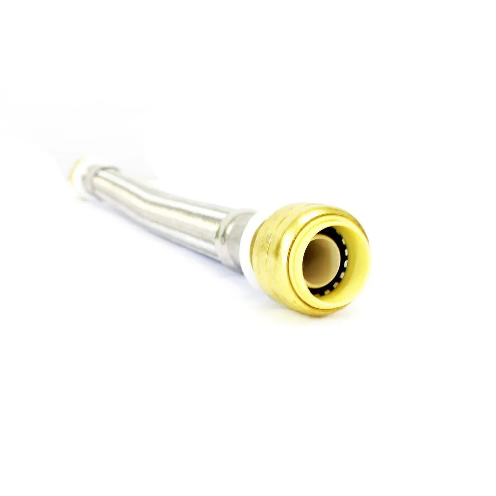 3/4 in. Push-to-Connect x 3/4 in. FIP x 12 in. Braided Stainless Steel Water Heater Connector, photo 5 of 5