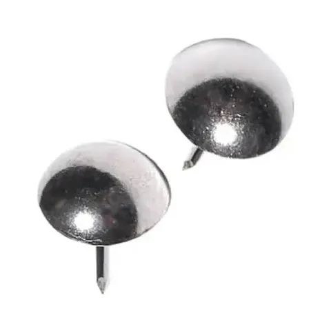 Large Brass-Plated Furniture Nails (25-Pack)