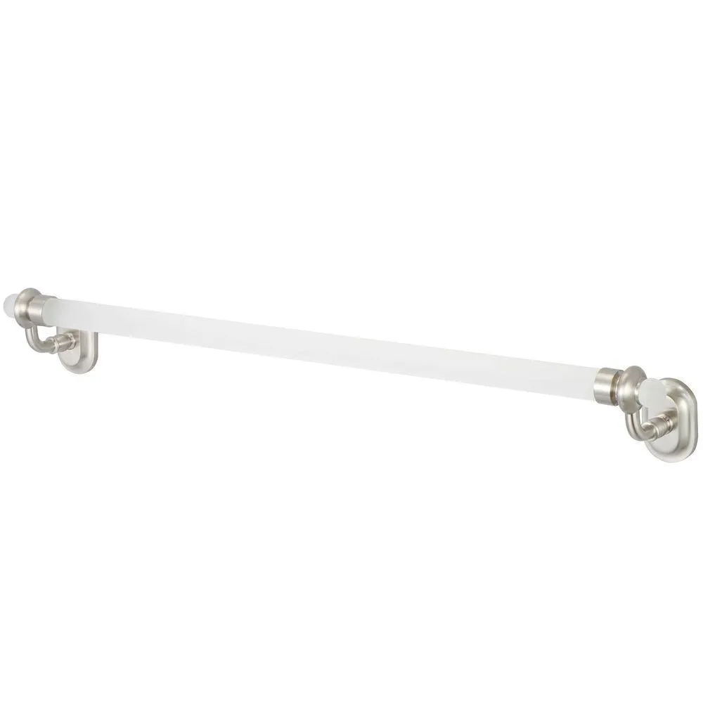 Glass Series 24 in. Towel Bar in Oil Rubbed Bronze, photo 4 of 4