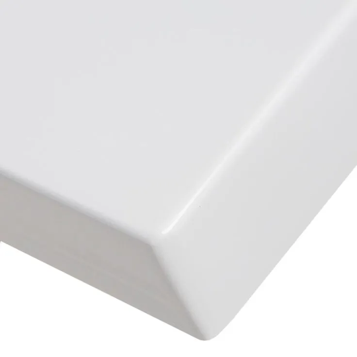 37 in. W x 22 in. D Cultured Marble Vanity Top in White with White Sink, photo 4 of 10