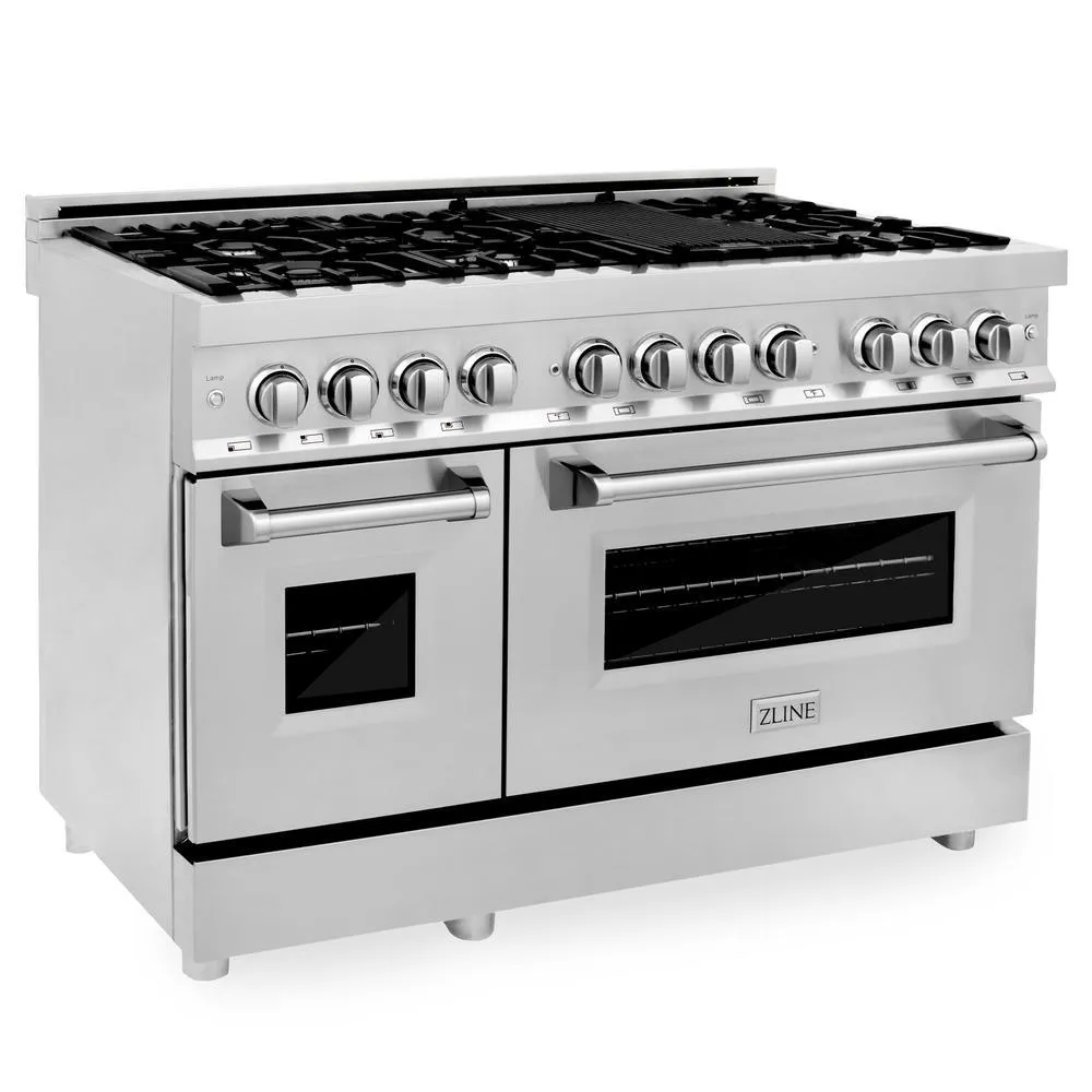 ZLINE 48 in. Professional Dual Fuel Range in Stainless Steel (RA48), photo 7 of 21