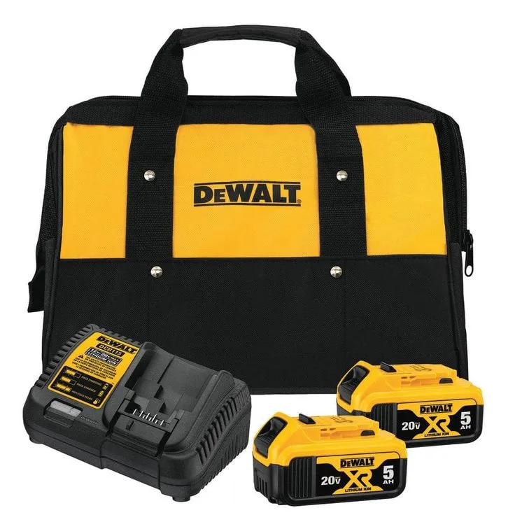 DEWALT 20-Volt MAX Li-Ion Cordless Band Saw (Tool-Only) with 4-1/2 in. Grinder (Tool-Only), 2 Battery 5 Ah, Charger and Kit Bag, photo 8 of 8