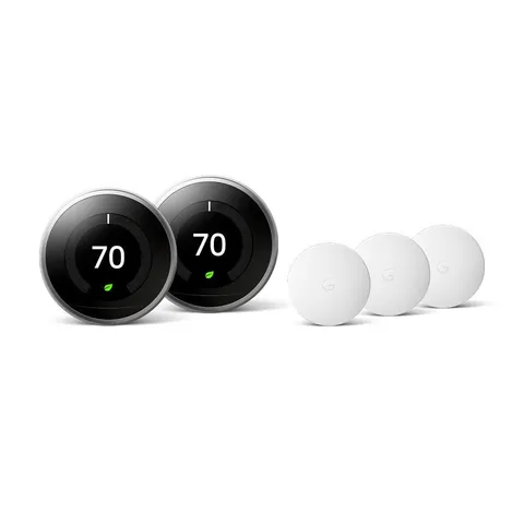 Nest Learning Thermostat 3rd Gen in Stainless Steel
