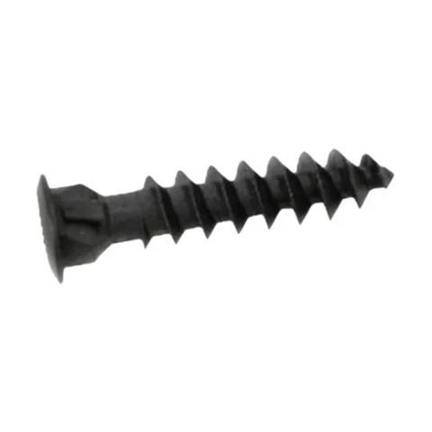 4 in Polymer Auger Roofing Fasteners, Box of 500, Black