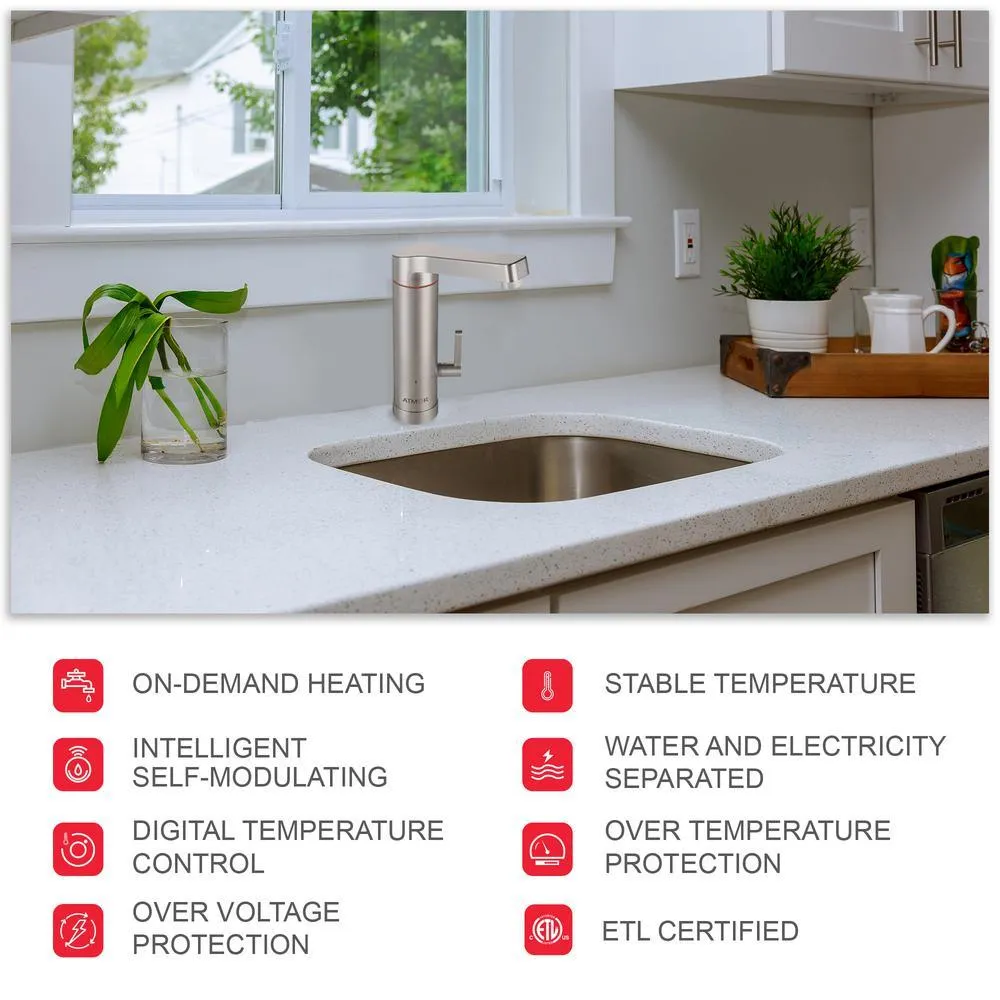 ATMOR HoTap 3kW 0.5 GPM 2-in-1 Electric Tankless Water Heater / Faucet, photo 8 of 8