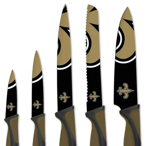 NFL New Orleans Saints 5-Piece Kitchen Knives
