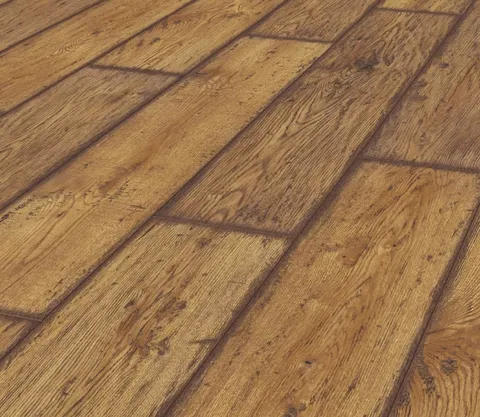 Rustic Brown Oak Laminate Flooring