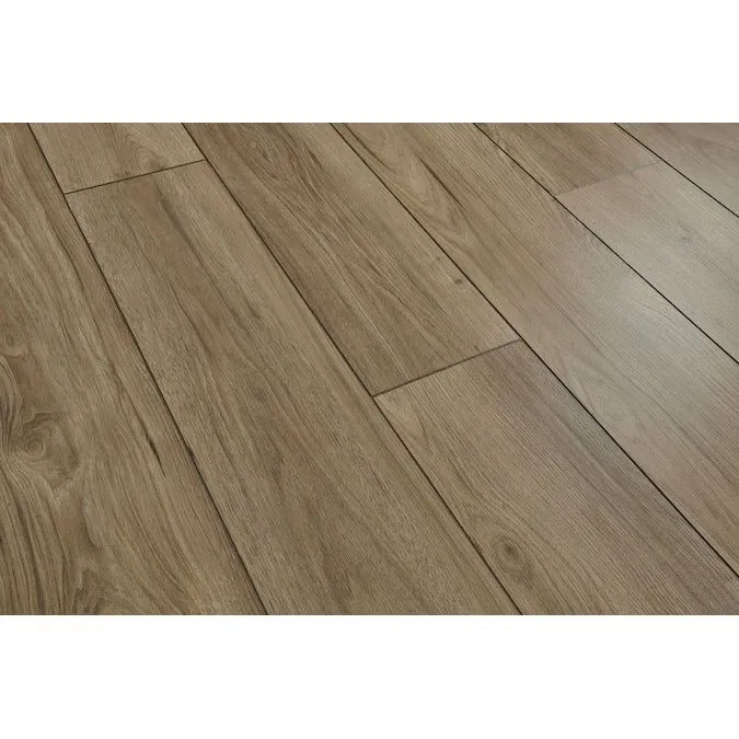 Bruce Enlightened Earth Fall Retreat 12-mm T x 8-in W x 48-in L Waterproof Wood Plank Laminate Flooring (15.94-sq ft / Carton), photo 5 of 6