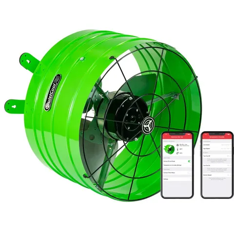 2830 CFM Smart App Controlled 3-Speed Gable Mount Attic Fan