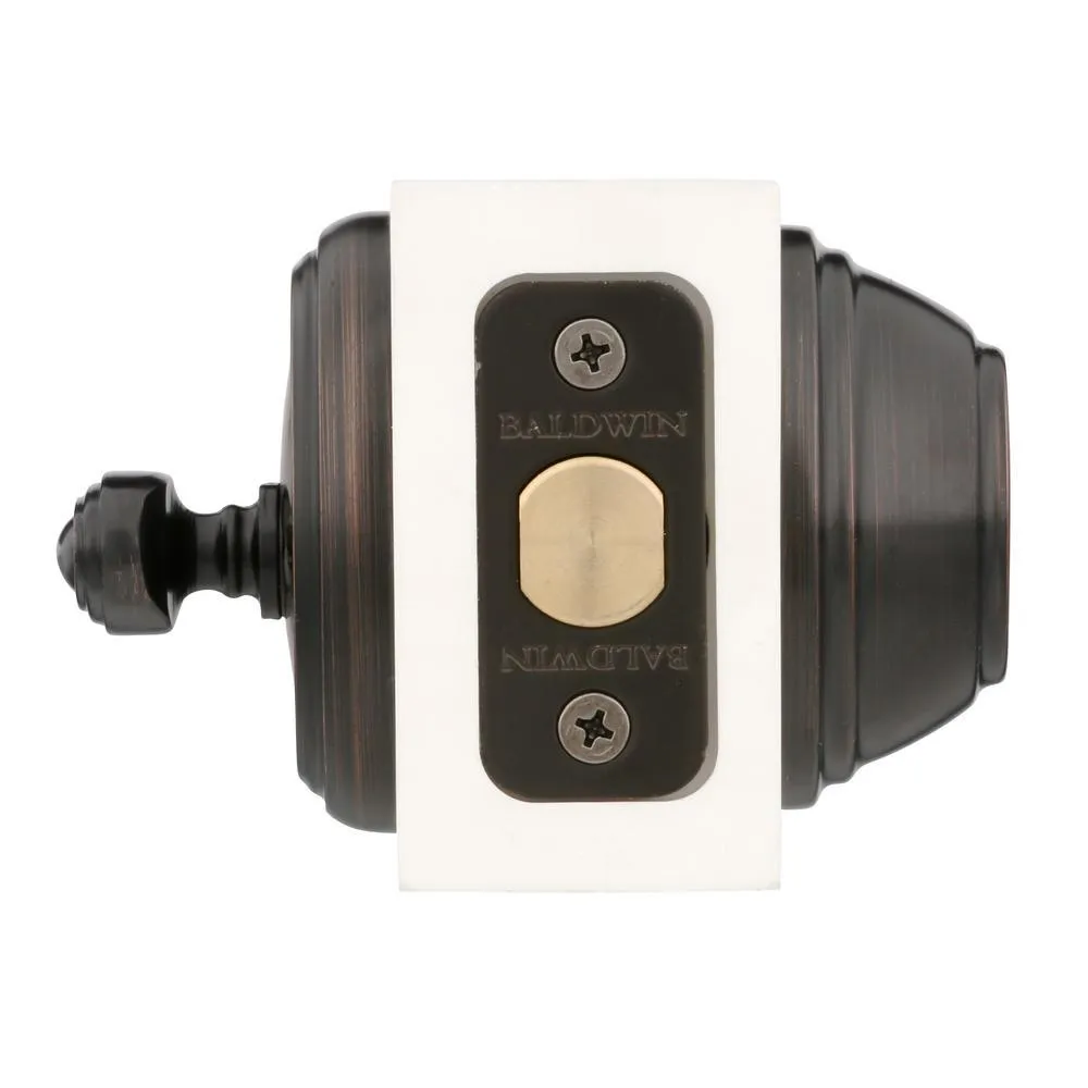 Kwikset Prestige Carnaby Venetian Bronze Exterior Entry Knob and Single Cylinder Deadbolt Combo Pack Featuring SmartKey Security, photo 4 of 7