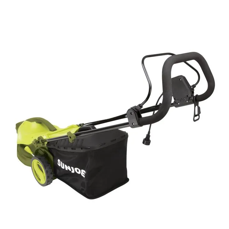 Sun Joe 16 in. 12 Amp 360-degree 3-Wheel Corded Electric Walk-Behind Push Lawn Mower, photo 4 of 5