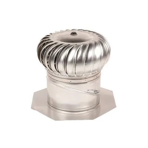 MasterFlow Aluminum Internally-Braced Wind Turbine, 12 in, Mill Finish