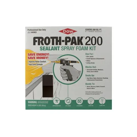 FROTH-PAK 200 Sealant Spray Foam Insulation Kit