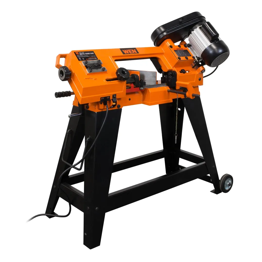 WEN 4.6 Amp 4 in. x 6 in. Metal-Cutting Band Saw with Stand, photo 2 of 5