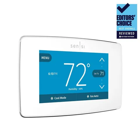 Emerson Sensi Touch Wi-Fi Smart Thermostat with Touchscreen Color Display