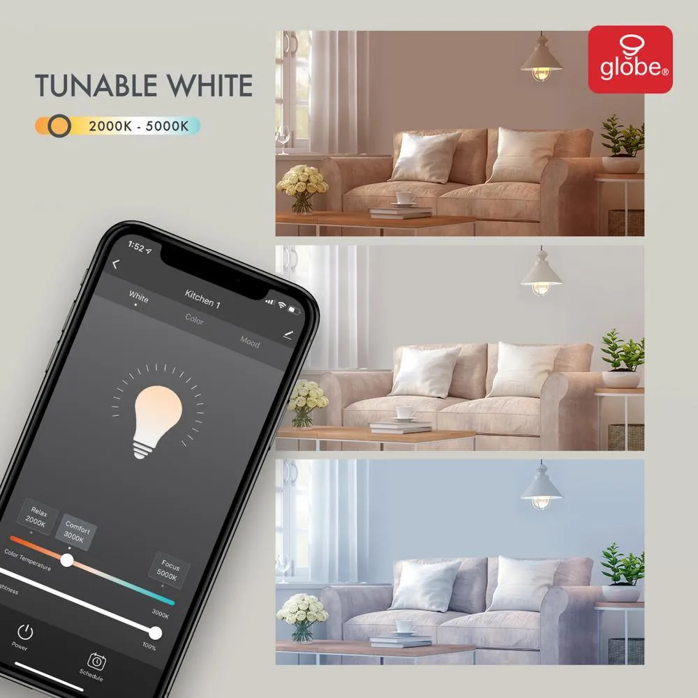 Wi-Fi Smart Starter Kit, No Hub Required, Voice Activated, 1x Wi-Fi Smart Plug, 2x Wi-Fi Smart Tunable LED Bulbs, photo 2 of 6