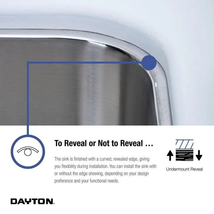 Dayton Undermount Stainless Steel 16 in. Single Bowl Bar Sink, photo 3 of 8