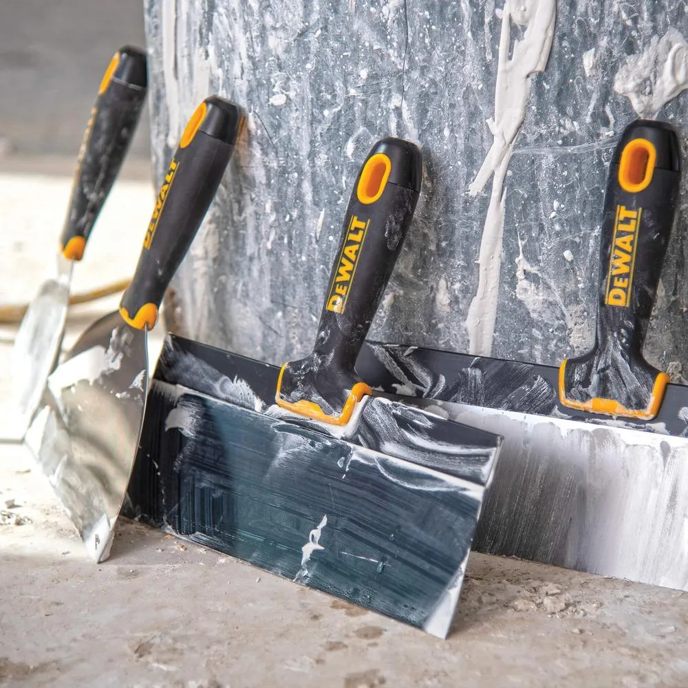 DEWALT 6 in. Blue Steel Taping Knife with Soft Grip Handle, photo 3 of 8