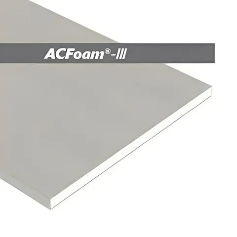 ACFoam-III Flat CGF Coated Glass Faced 2 Sides 4 × 8 ft Polyiso Roof Insulation Board - All Sizes