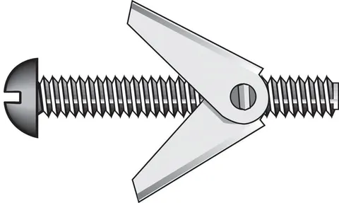 1/8 × 4 in Truss Head Steel Toggle Bolts (50-Pack)