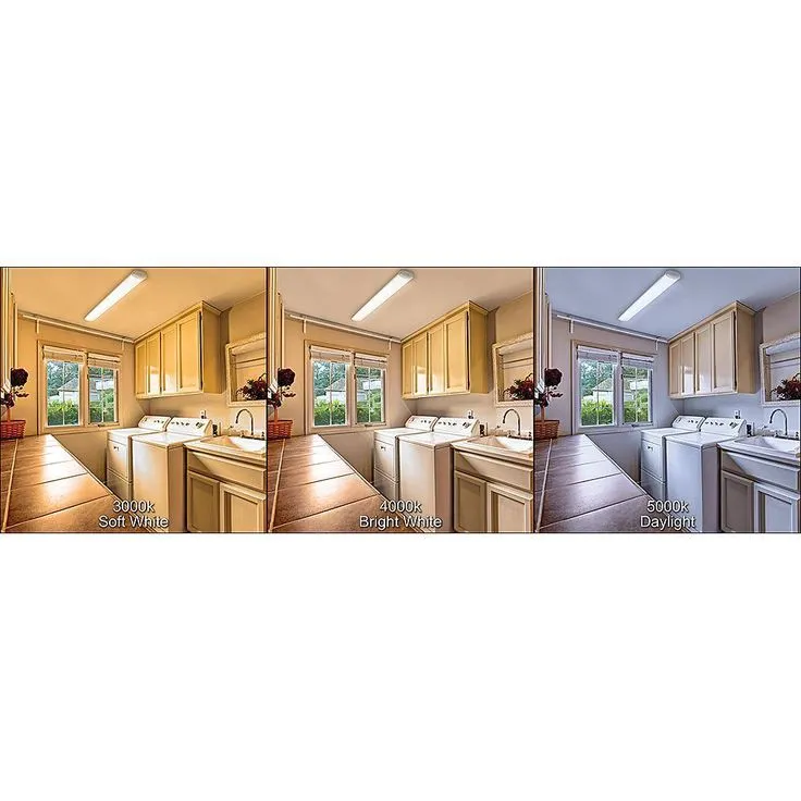 Low Profile 40 in. 2600 Lumens Integrated LED Dimmable White Wraparound Light 3 Color Changing Options Dimmable, photo 10 of 11