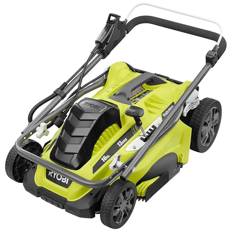 RYOBI 16 in. 13 Amp Corded Electric Walk Behind Push Mower, photo 3 of 5