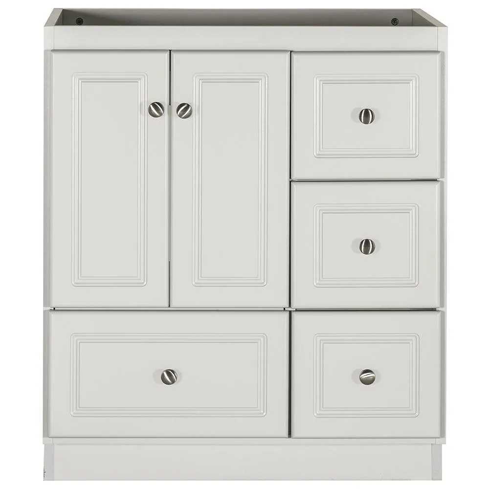 Ultraline 36 in. W x 21 in. D x 34.5 in. H Vanity with Right Drawers Cabinet Only in Natural Alder, photo 6 of 14