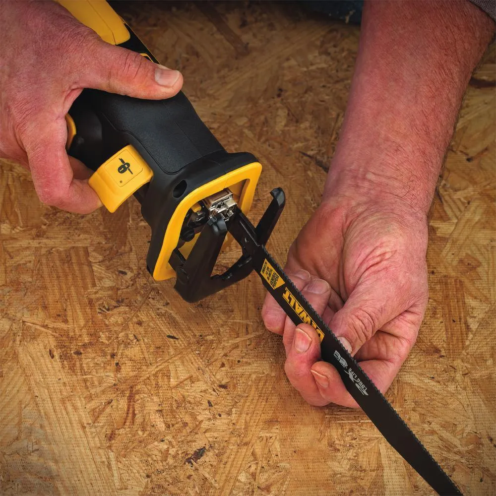 20-Volt MAX XR Lithium-Ion Cordless Brushless Compact Reciprocating Saw Kit with Battery 5Ah, Charger and Contractor Bag, photo 10 of 19