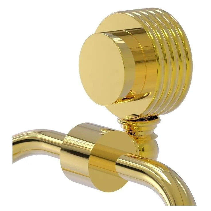 Allied Brass Venus Polished Brass Wall Mount Double Post Toilet Paper Holder, photo 3 of 3