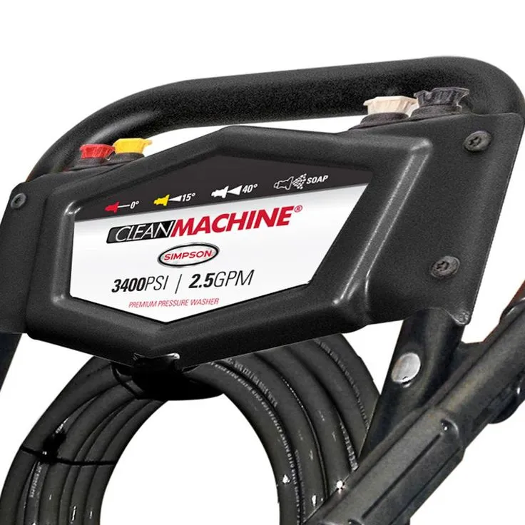 Simpson Clean Machine by SIMPSON 3400 PSI at 2.5 GPM SIMPSON Cold Water Residential Gas Pressure Washer, photo 4 of 7