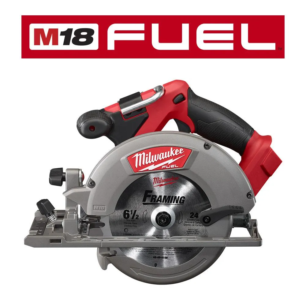 M18 FUEL 18-Volt Lithium-Ion Brushless Cordless 6-1/2 in. Circular Saw (Tool-Only), photo 13 of 16