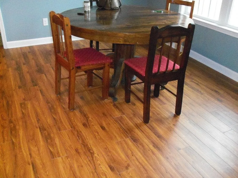 BuildDirect Savannah Cherry 12mm 48" X 5" Laminate Flooring (16.6sq. ft. per box), photo 7 of 10